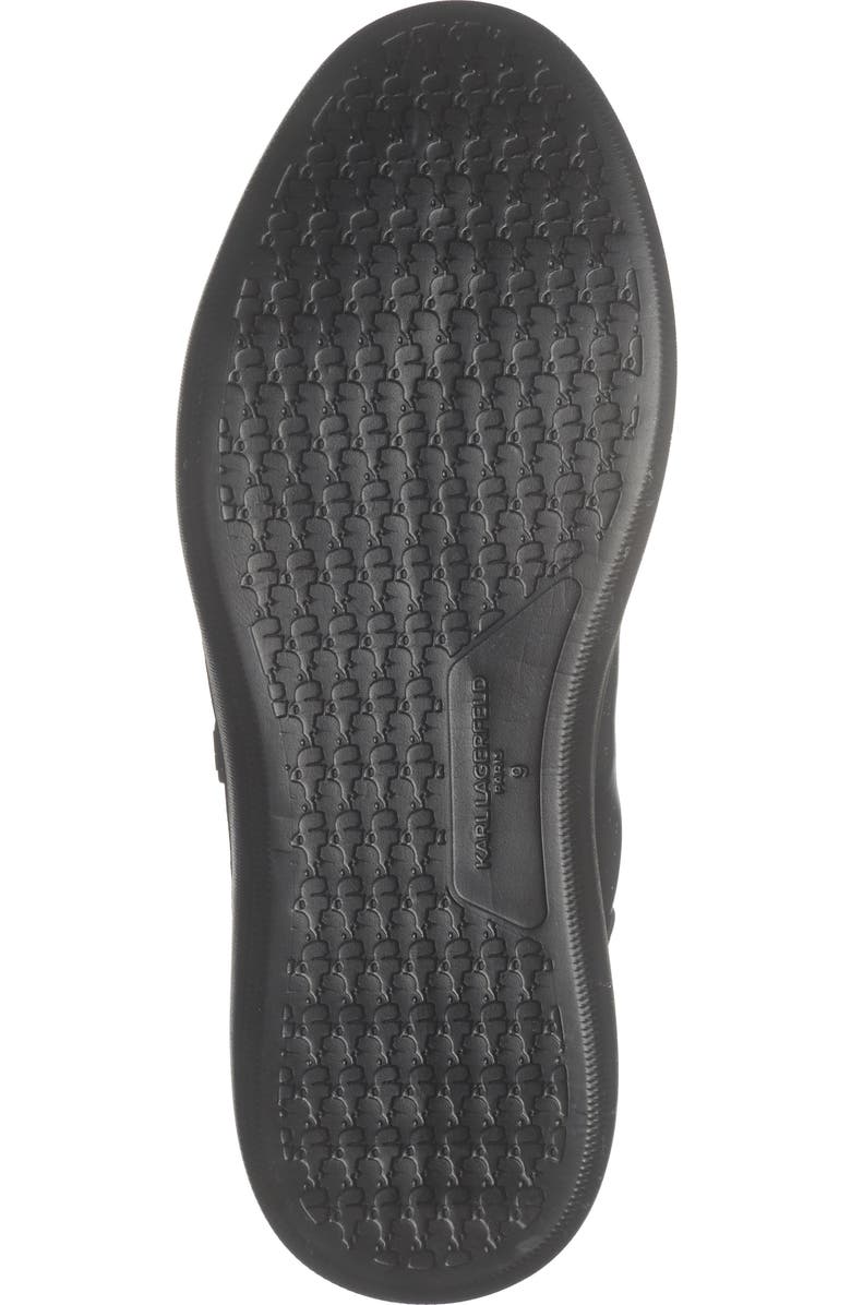 KARL LAGERFELD PARIS Karl Patch Sneaker, Alternate, color, Black/ Black