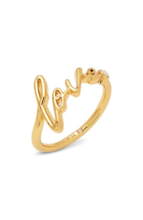 Love Script Ring