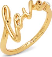 Kurt Geiger London Love Script Ring