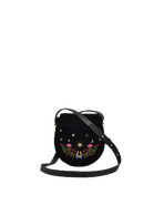 Fable England Kate Celestial Embroidered Velvet Saddle Bag