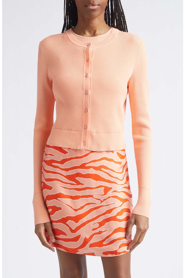 Zoe Crop Cardigan, Main, color, SHERBERT