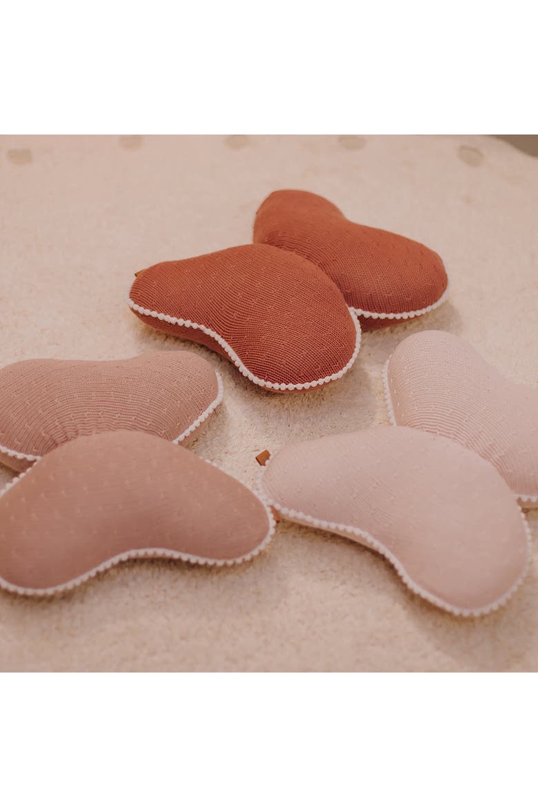 Butterfly Shape Pillow, Alternate, color, Rose