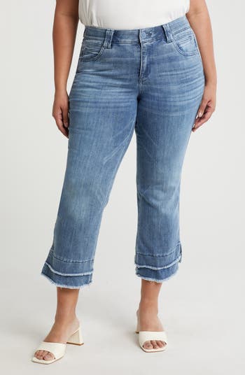 Democracy - Womens Absolution Plus Size Fray Hem Kick Flare Jean main image 0