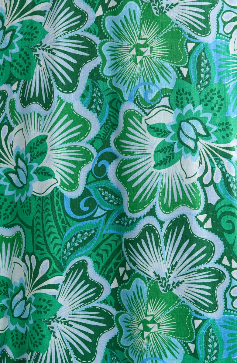 SUGARLIPS Tanti Floral Moya Halter Maxi Dress, Alternate, color, Kelly-Blues