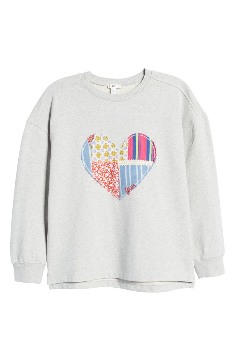 BP. Oversize Crewneck Sweatshirt, Alternate, color,