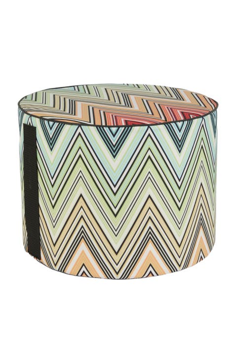 Kew Outdoor Cylinder Pouf 40x30