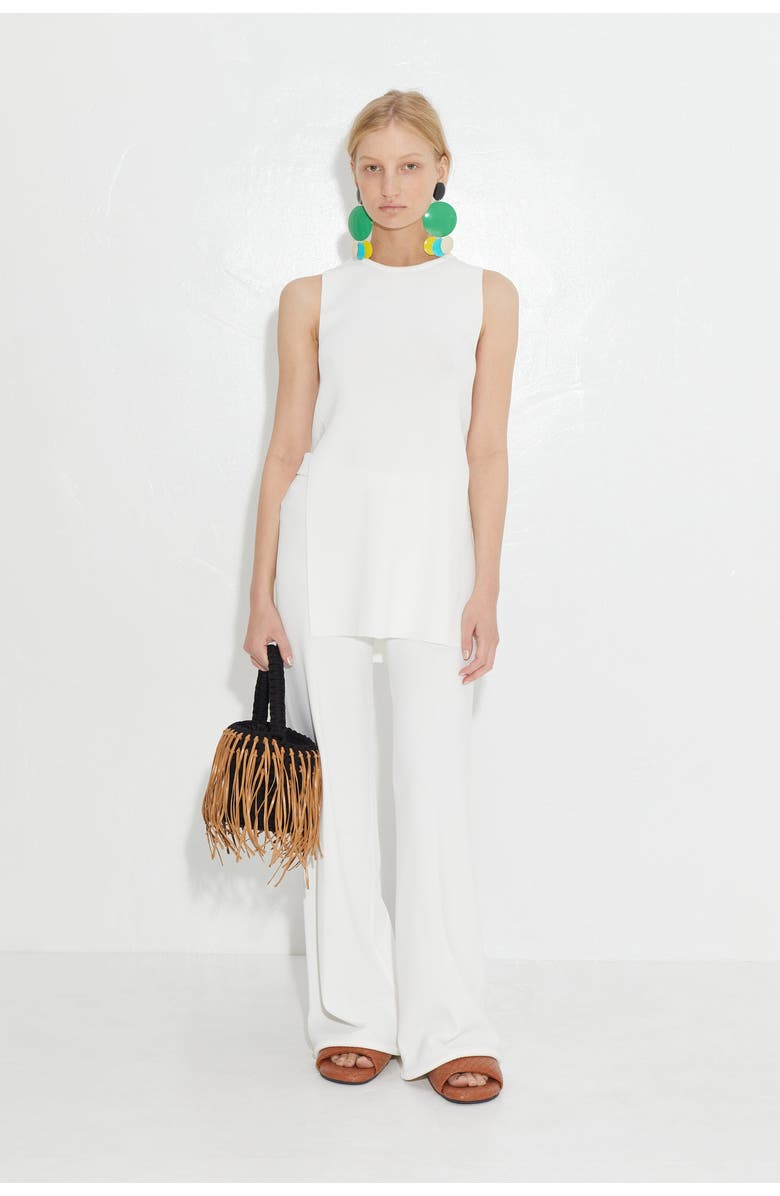 SIMONMILLER VEGAN FTW Woven Bubble Slide Sandal, Chestnut, Alternate, color, Black