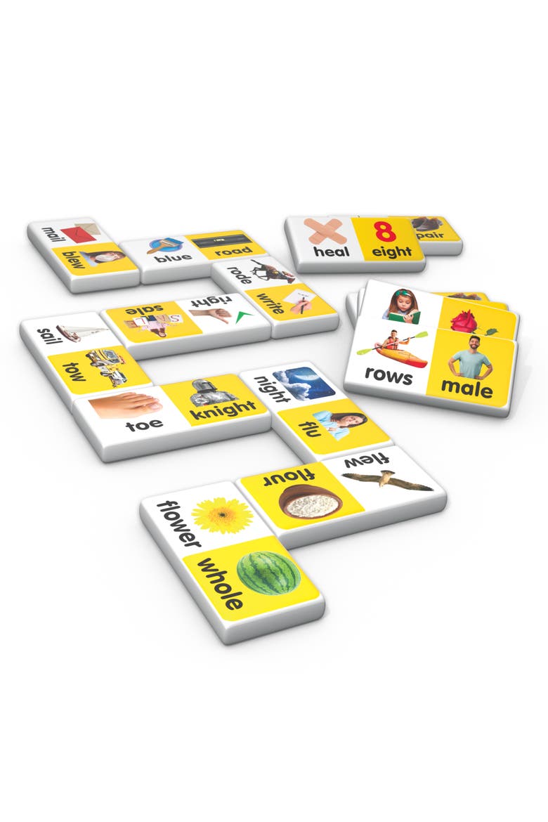 Homophone Dominoes Language Arts, Alternate, color, Multicolored