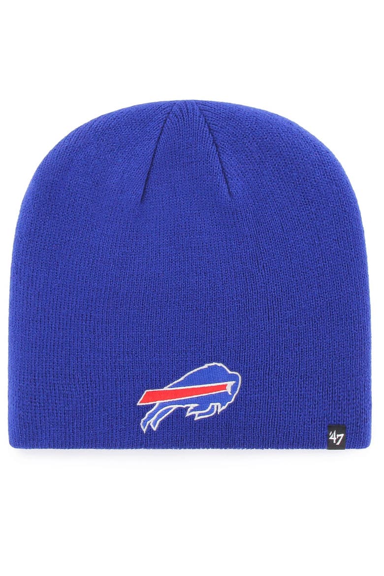Men's '47 Royal Buffalo Bills Primary Logo Knit Beanie, Main, color, Royal