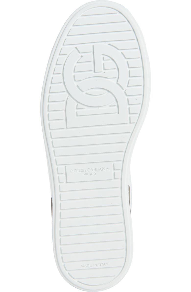 Dolce&Gabbana Nappato Sneaker, Alternate, color, 89697 Bianco/ Nero