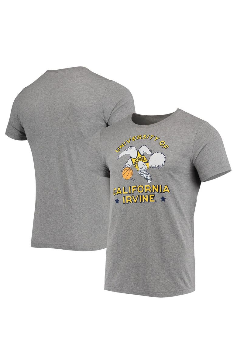 HOMEFIELD Men's Homefield Gray UC Irvine Anteaters Vintage Basketball T-Shirt, Alternate, color, 