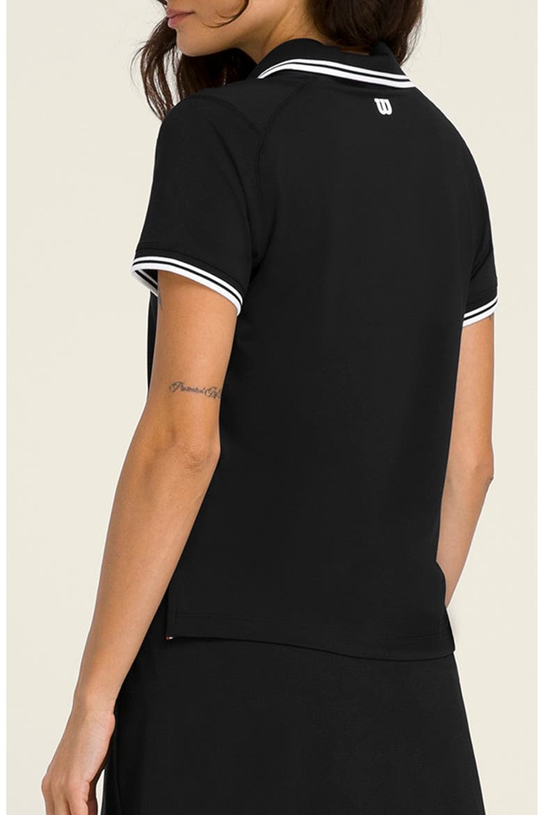 Club Polo, Alternate, color, BLACK