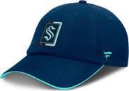 FANATICS Men's Fanatics Deep Sea Blue/Light Blue Seattle Kraken Authentic Pro Ripstop Adjustable Hat