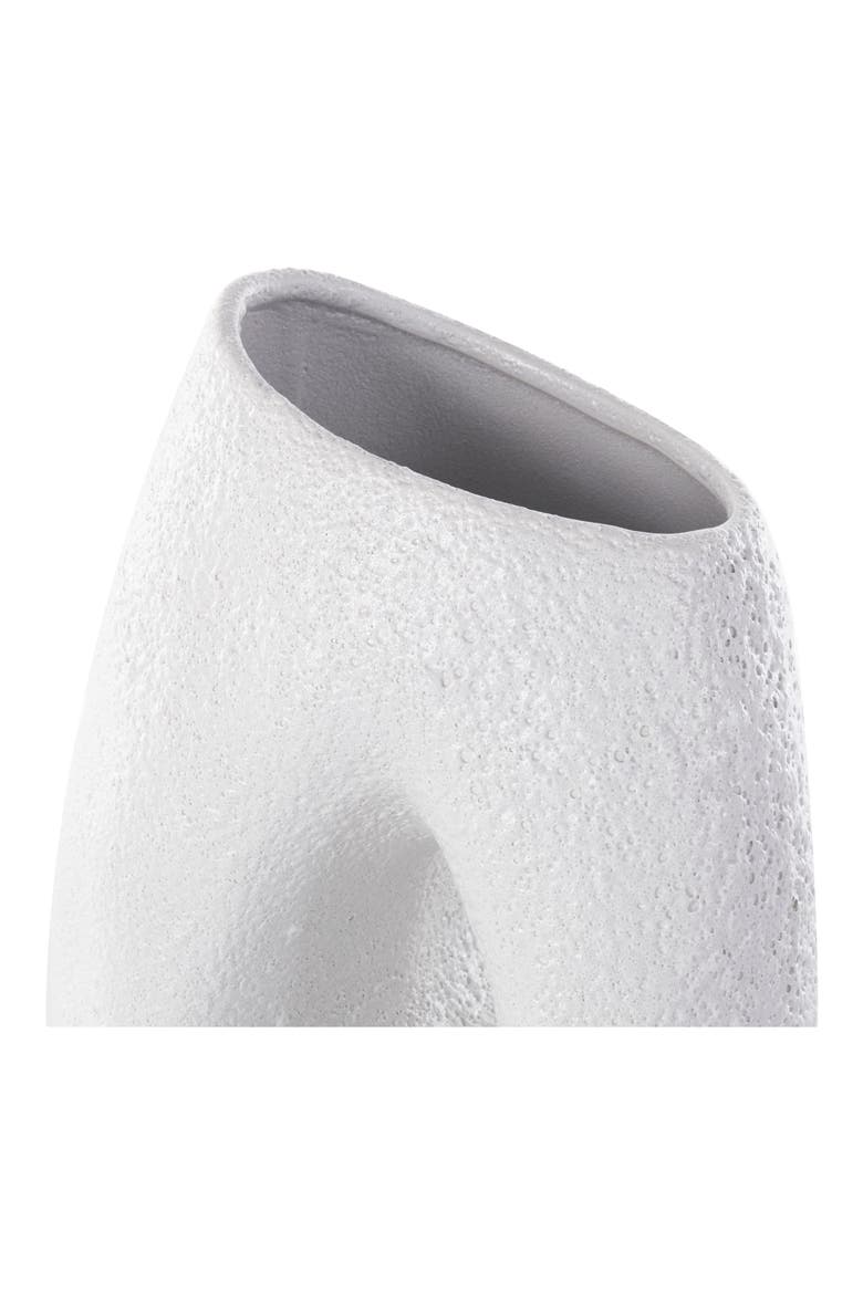 White Ceramic Vase, Alternate, color, WHITE