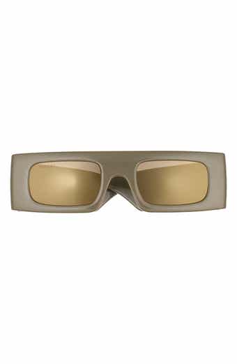 Gucci 49mm Polarized Wrap Sunglasses