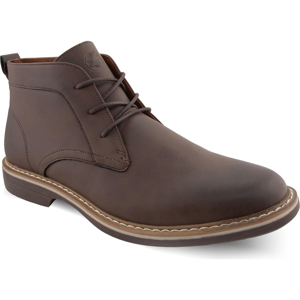 Deer Stags Garfield Plain Toe Chukka Boot In Brown