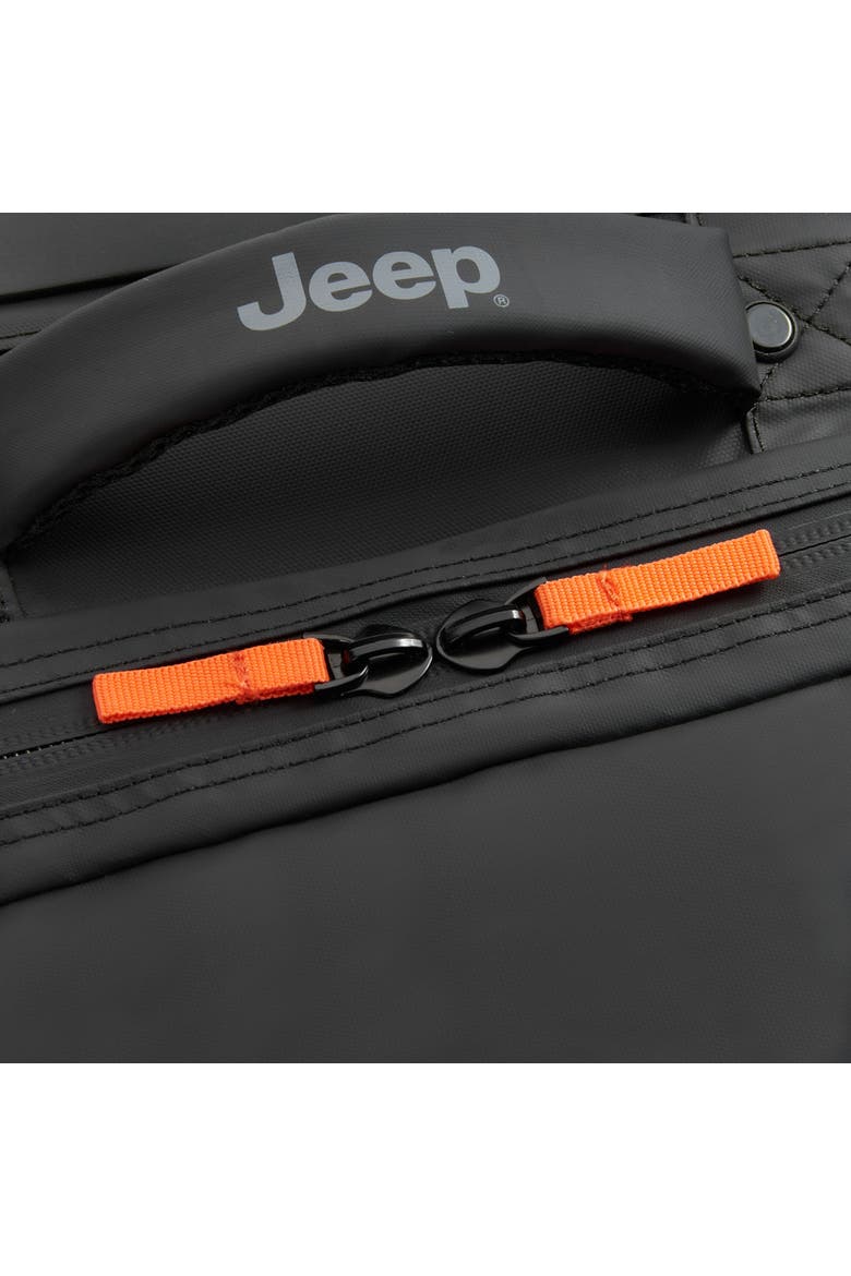 JS005A 31 Inch Two Wheel Rolling Travel Duffle Bag, Alternate, color, Black
