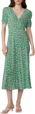 Diane von Furstenberg Molly Floral Midi Dress