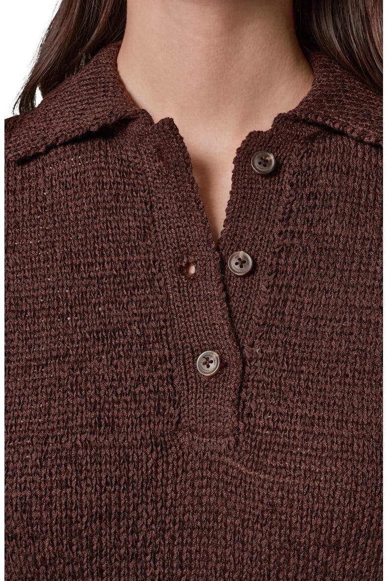 Sleeveless Polo Sweater, Alternate, color, CANYON