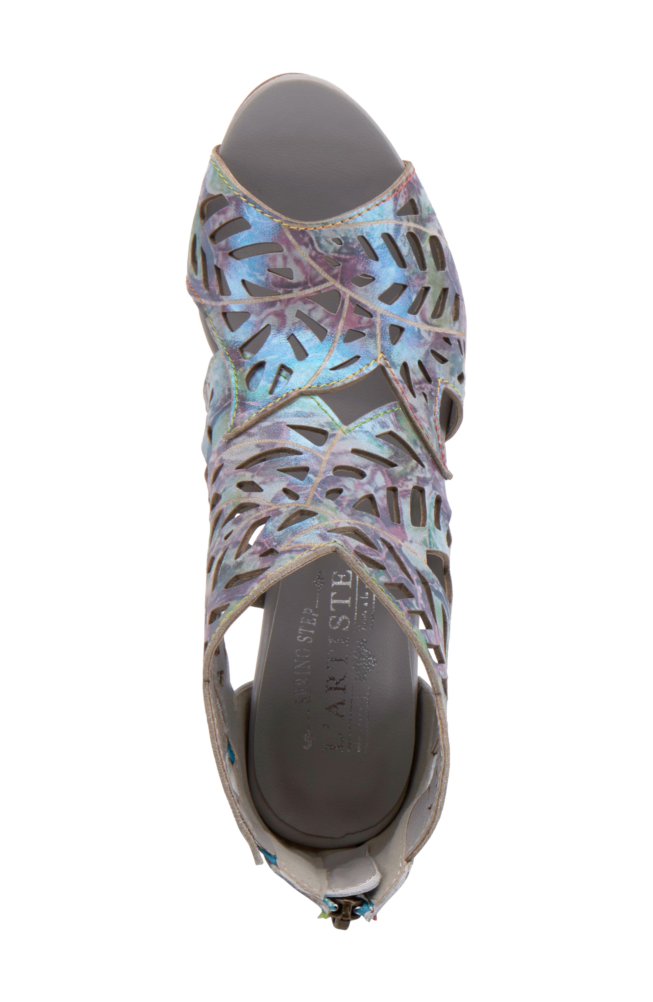 L'Artiste by Spring Step L'Artiste Amora Sandal, Alternate, color, Blue Leather