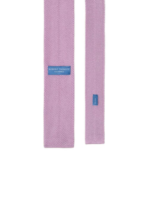 Robert Talbott Redford Silk Knit Necktie In Lavender