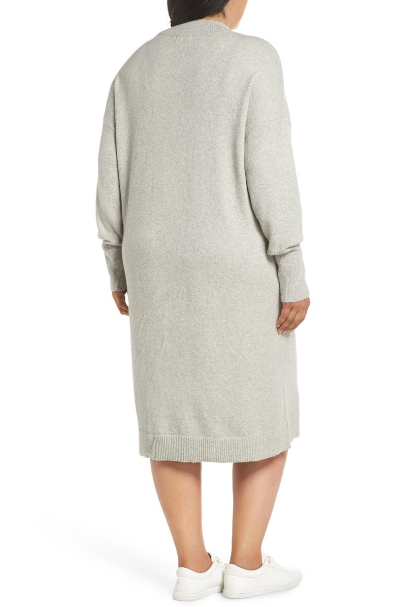 BP. Mock Neck Sweater Dress, Alternate, color, 