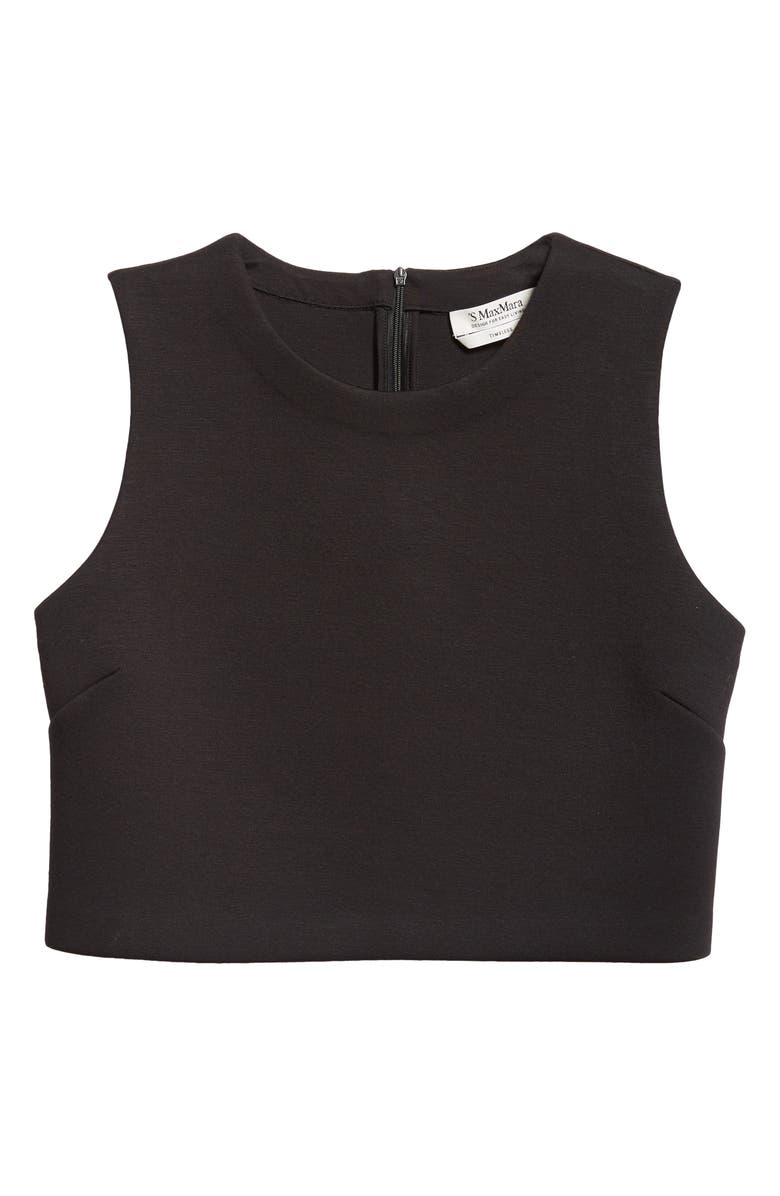 Max Mara Dazzy Sleeveless Jersey Crop Top, Alternate, color, 
