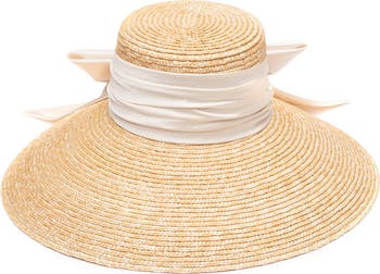 Mirabel Bow Straw Sun Hat