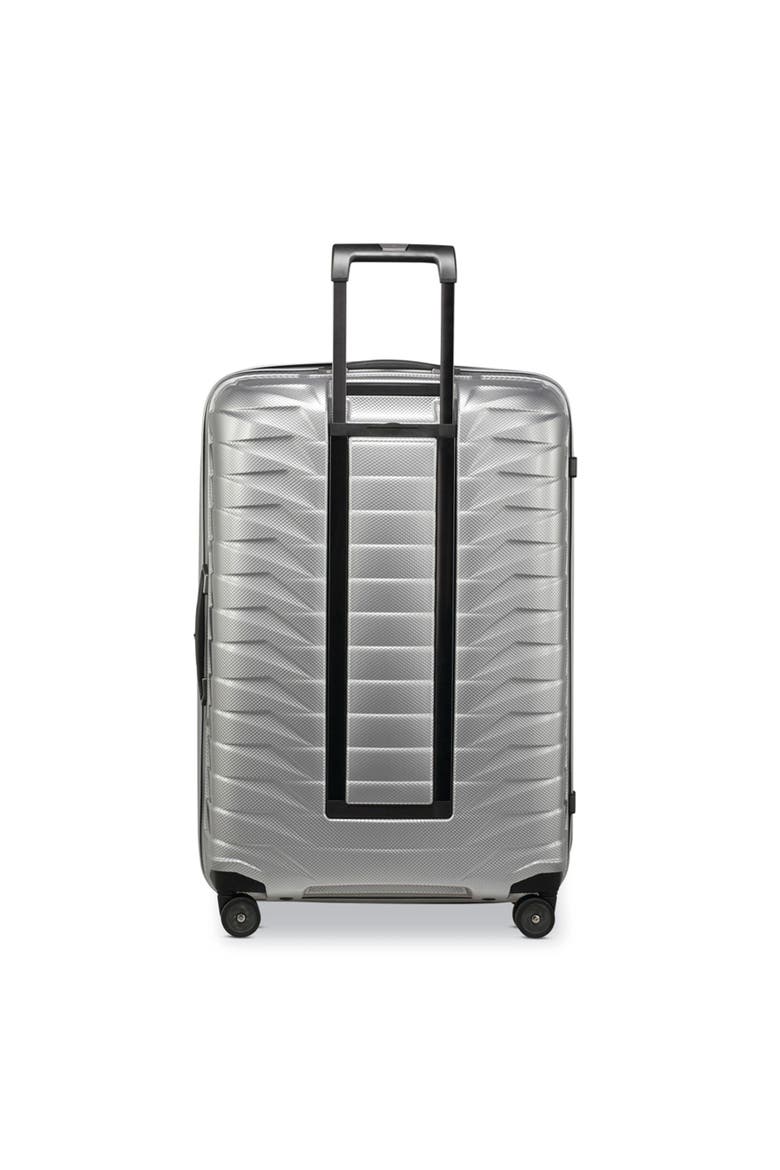 Proxis Hardside 29" Large Checked Spinner Luggage, Alternate, color, Silver