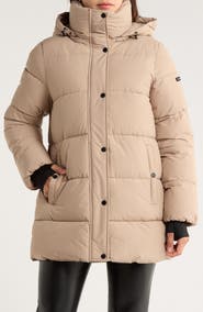 BCBGeneration Water Resistant Hooded Puffer Jacket