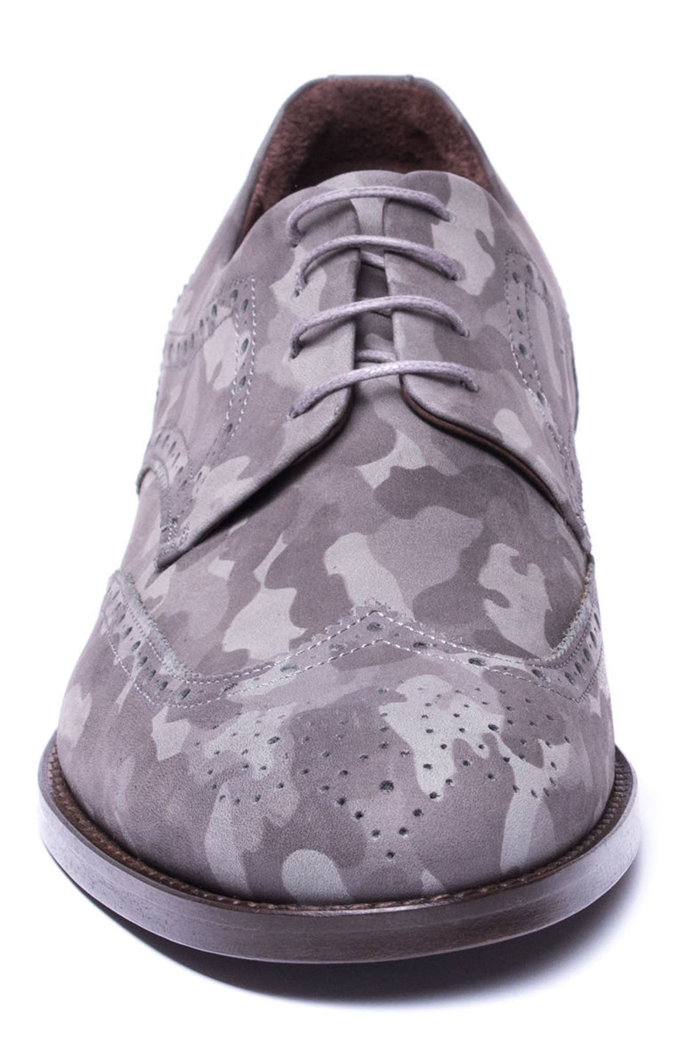 Jared Lang Caleb Camo Wingtip Derby, Alternate, color, 
