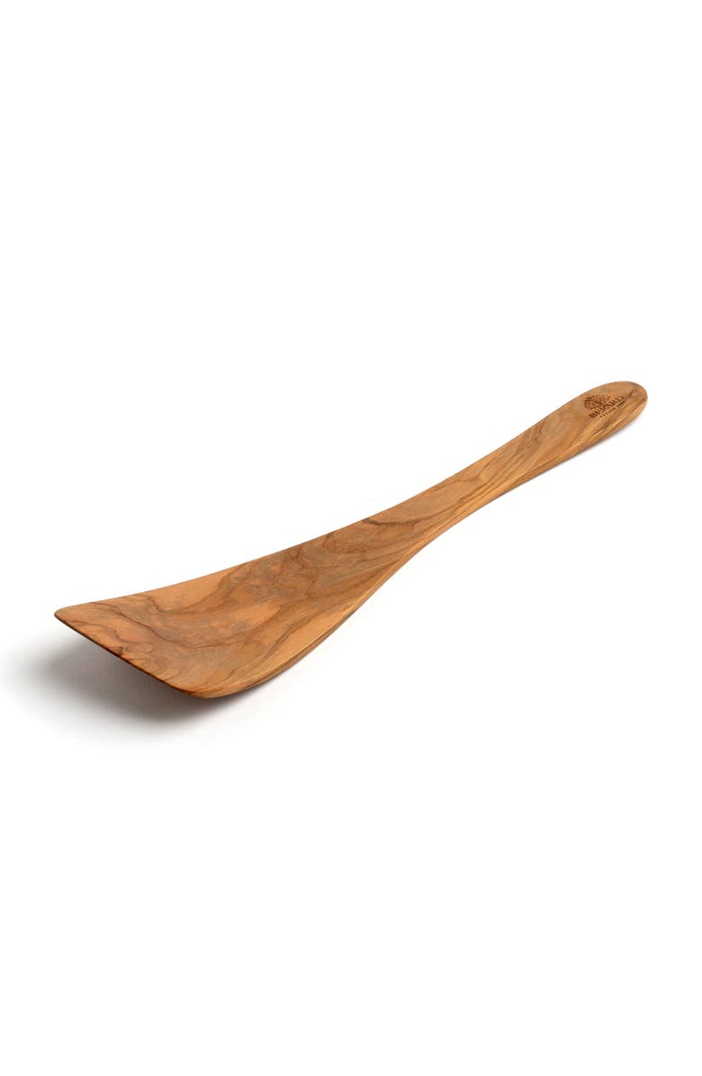 Berard Handcrafted Olive Wood 13 Inch Curved Spatula, Alternate, color,