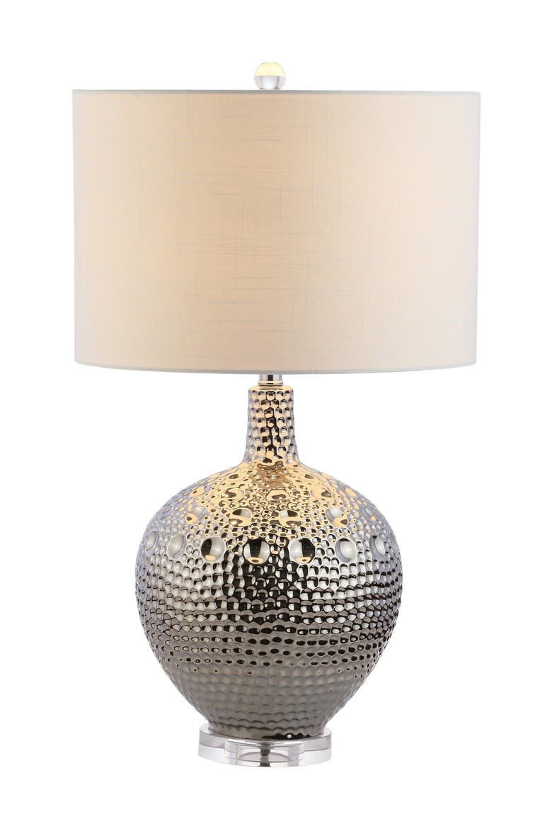 Andrews 27" Ceramic LED Table Lamp, Chrome, Main, color, Chrome