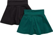 YOGALICIOUS Kids' Jersey Tek Florence Foldover Skirt