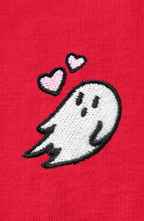 Dalix Heartly Ghost Tee In Red