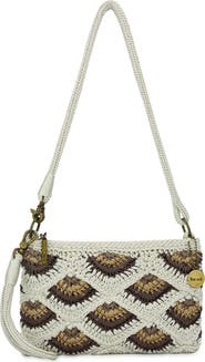 The Sak Vita Hand Crochet Crossbody Wristlet