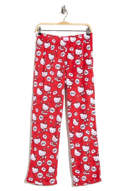 Hello Kitty Pajama Pants In Red
