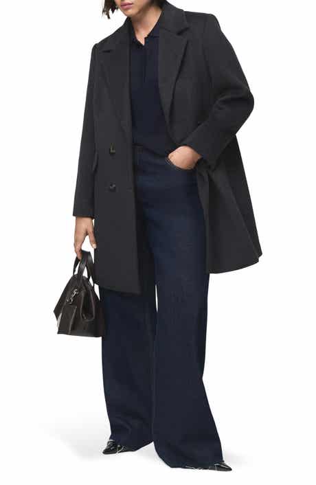 MANGO Double Breasted Coat