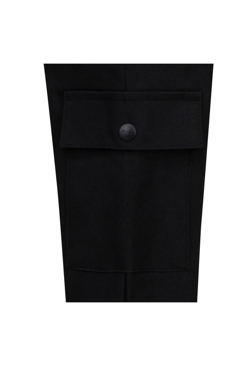 Kids' Water Repellent Cargo Joggers, Alternate, color, BLACK