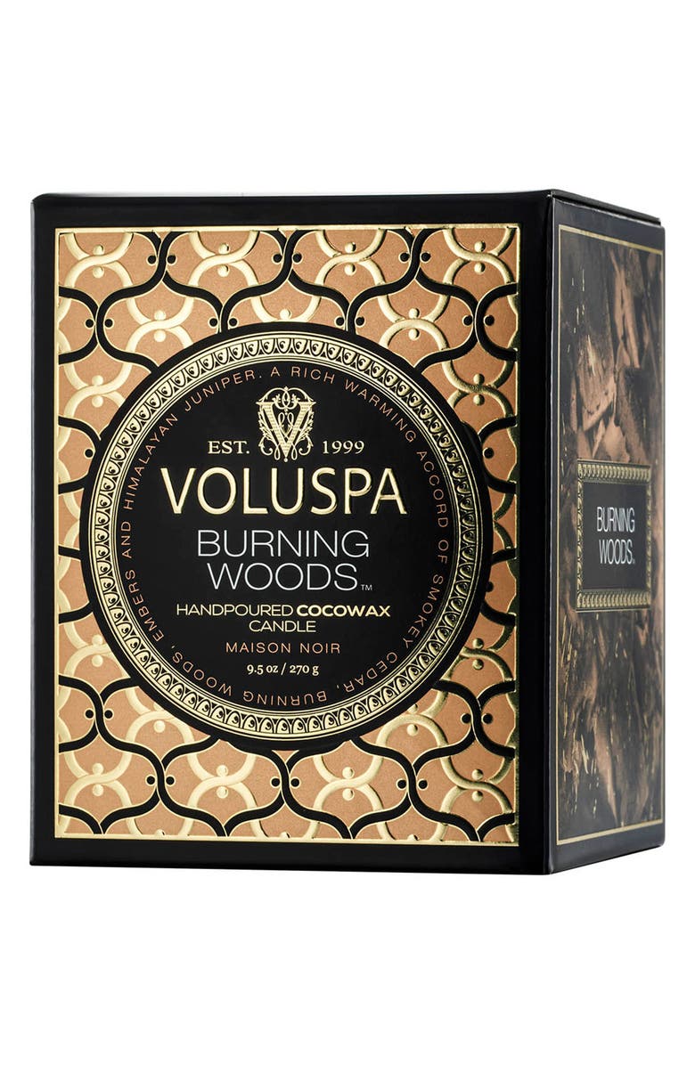 Voluspa Burning Woods Classic Candle, Alternate, color,