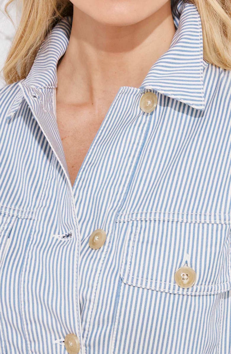 vineyard vines Railroad Stripe Utility Jacket, Alternate, color, 