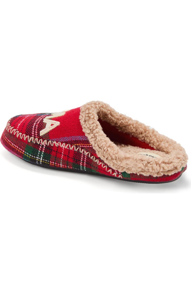 DEARFOAMS Mama Bear Plaid Clog Slipper, Alternate, color, Plaid