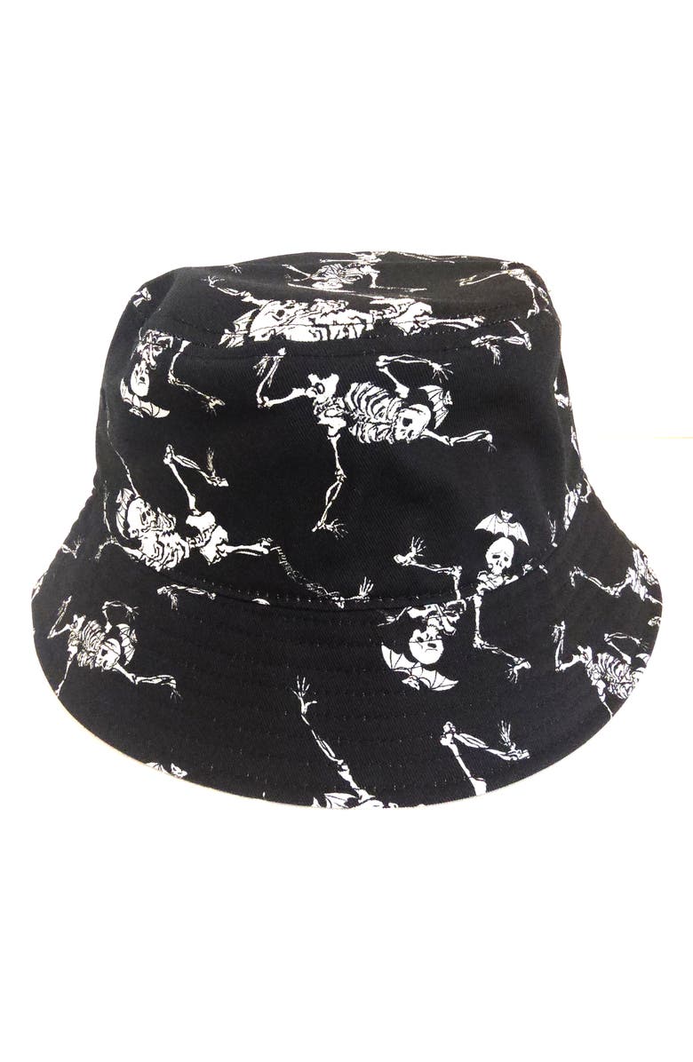 Cult of Individuality Lucky Cotton Bucket Hat, Main, color, 