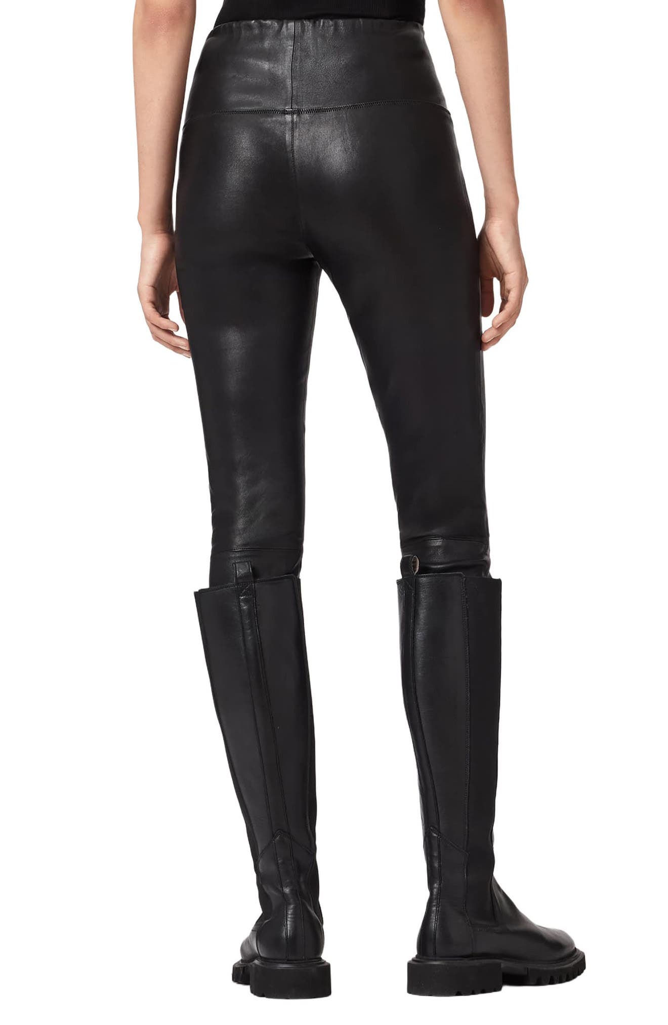 Cora Leather Leggings - image 2