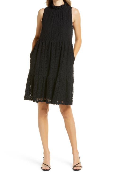 Cornelia Embroidered Lace Halter Dress