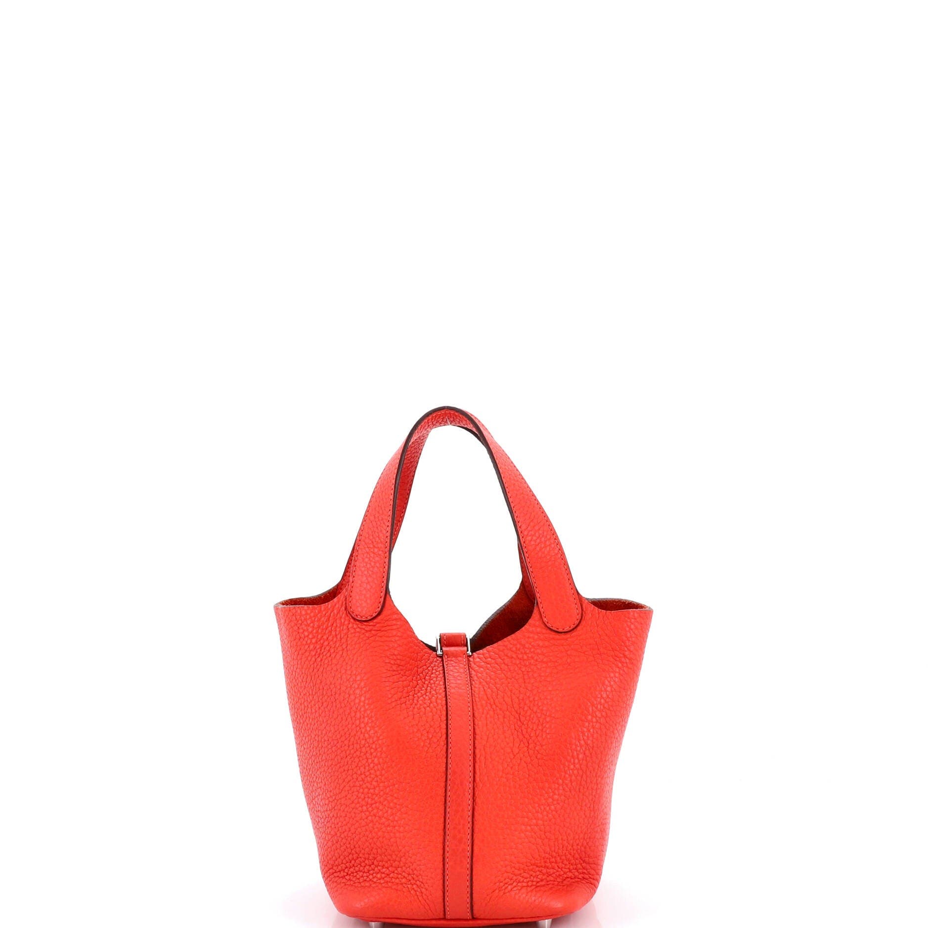 Pre-Owned Hermes Picotin Lock Bag Clemence PM, Alternate, color, Rouge Pivoine