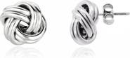 The Lovery Fine Jewelry Large Polished Knot Stud Earring