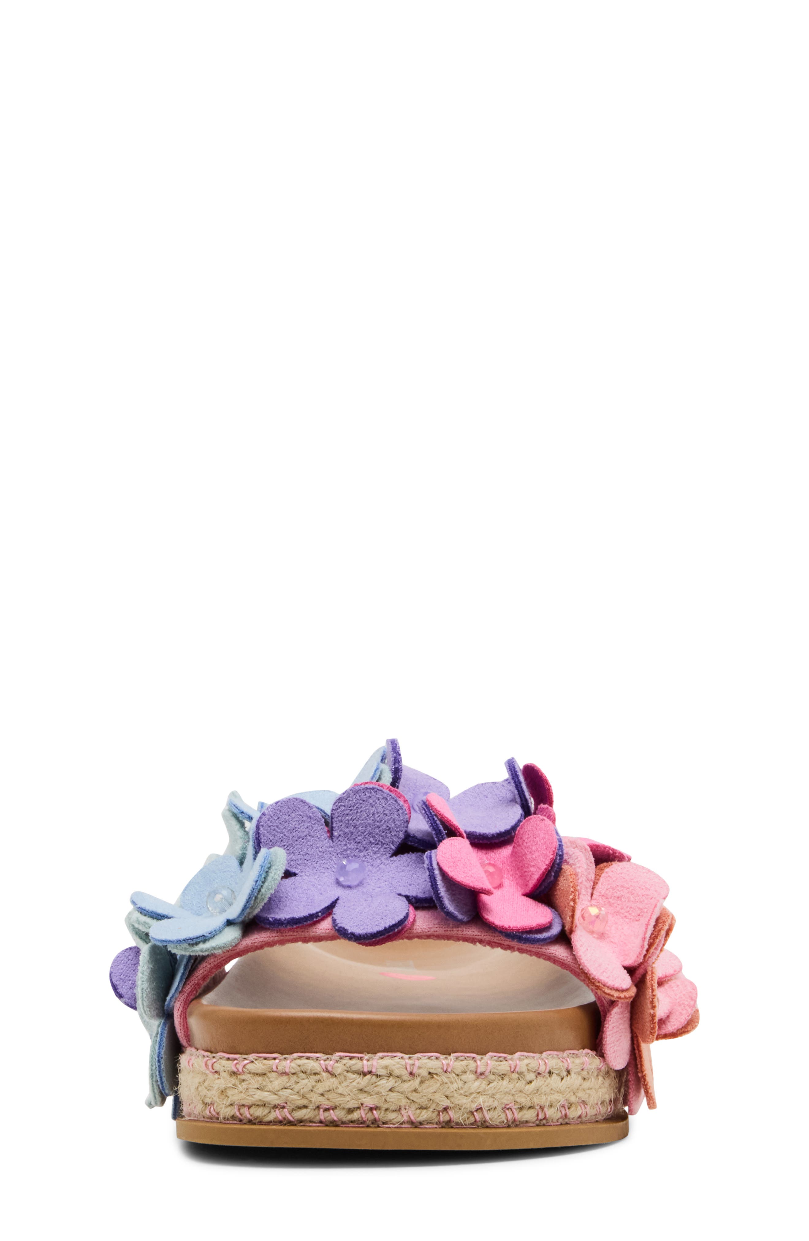 Steve Madden Kids' Jpompey Espadrille Platform Slide Sandal, Alternate, color, Ombre