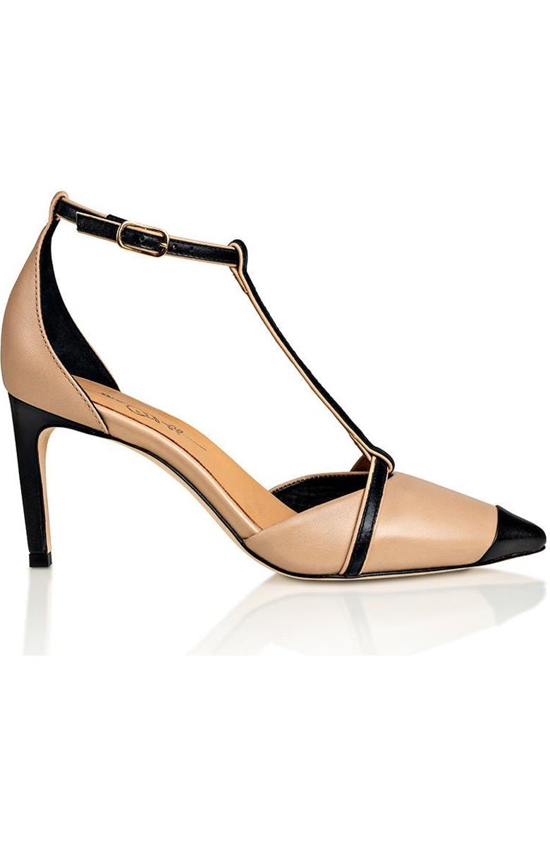 Joan Oloff Shoes Desiree Pump, Main, color, Black Creme