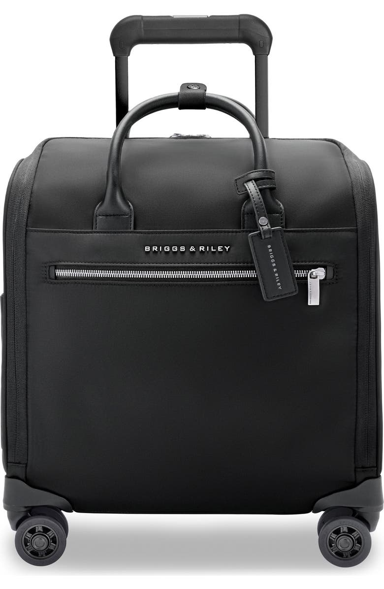 Briggs & Riley Rhapsody Cabin Spinner Carry-On Suitcase, Main, color, Black